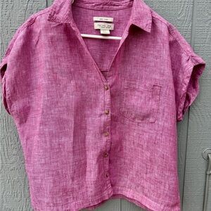 Rachel Zoe Fuchsia Button Down Shirt